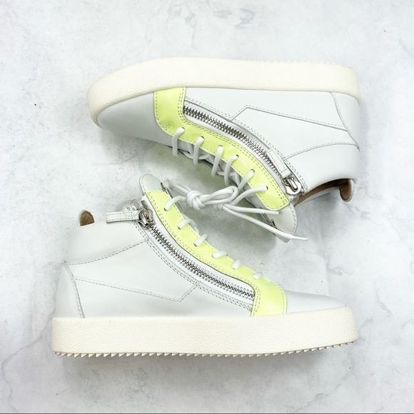 [Giuseppe Zanotti] Mid-Top Lace-Up Platform Sneakers - Picture 6 of 7
